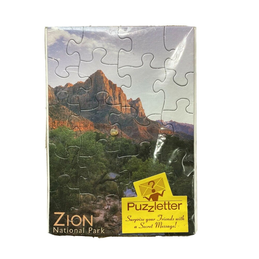 Puzzletter Zion National Park Utah Factory Sealed Secret Message Surprise New